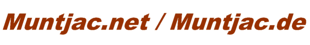 Banner Muntjac.net/Muntjac.de
